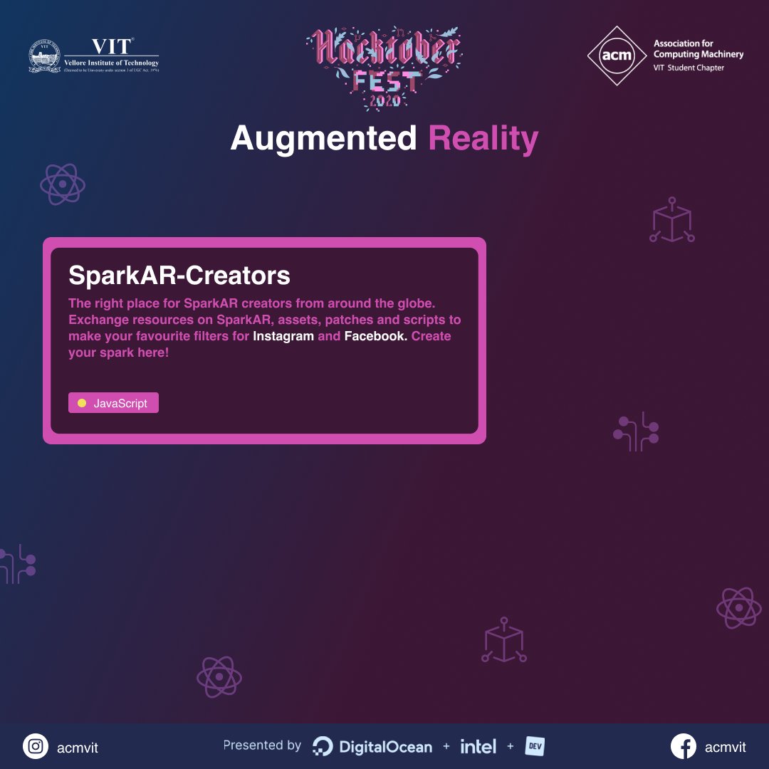 ACM_VIT's tweet image. From web &amp;amp; app development to Augmented Reality, irrespective of your domain we have you covered. This Hacktoberfest get started on your open-source journey or cross another milestone with our opensource projects set up just for you! 

#hacktoberfest #opensource #acmvit #acmindia