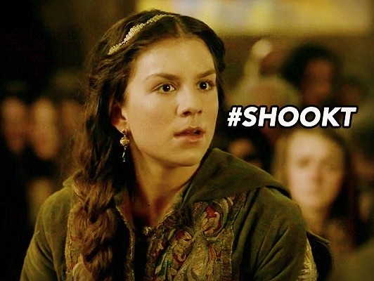 Gisla_of_Paris's tweet image. When you realize Count Odo isn&apos;t getting &apos;bl**d eagled&apos; and something far worse is in store for him. 

#VikingsVsSaxons #SHOOKT