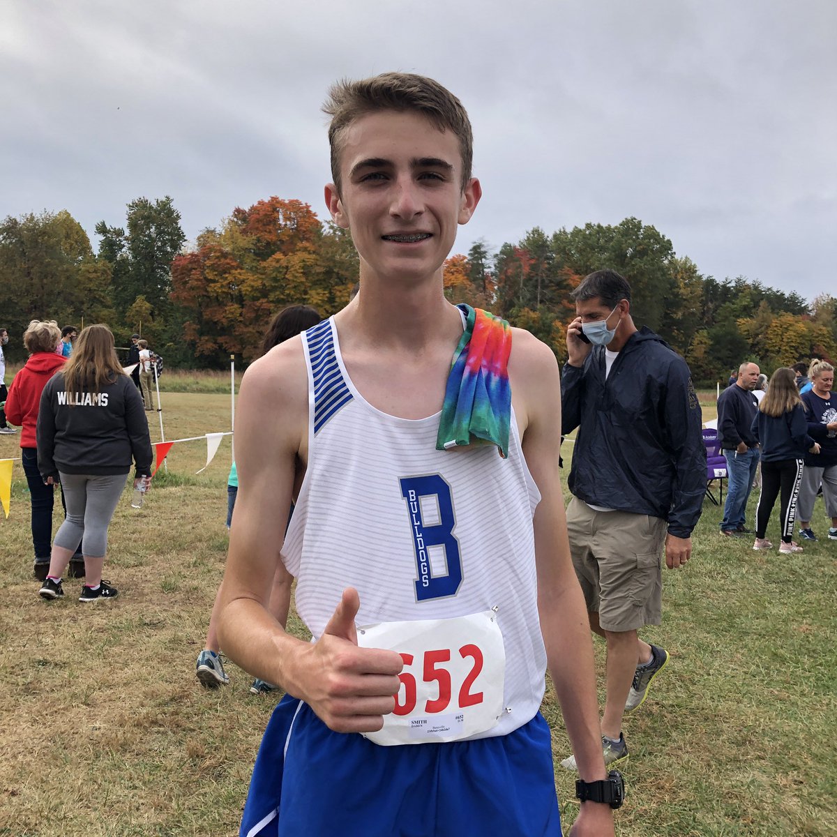 Two weeks ago this kid was home with COVID. Today he finished 10th in sectionals. I’m so proud of him.