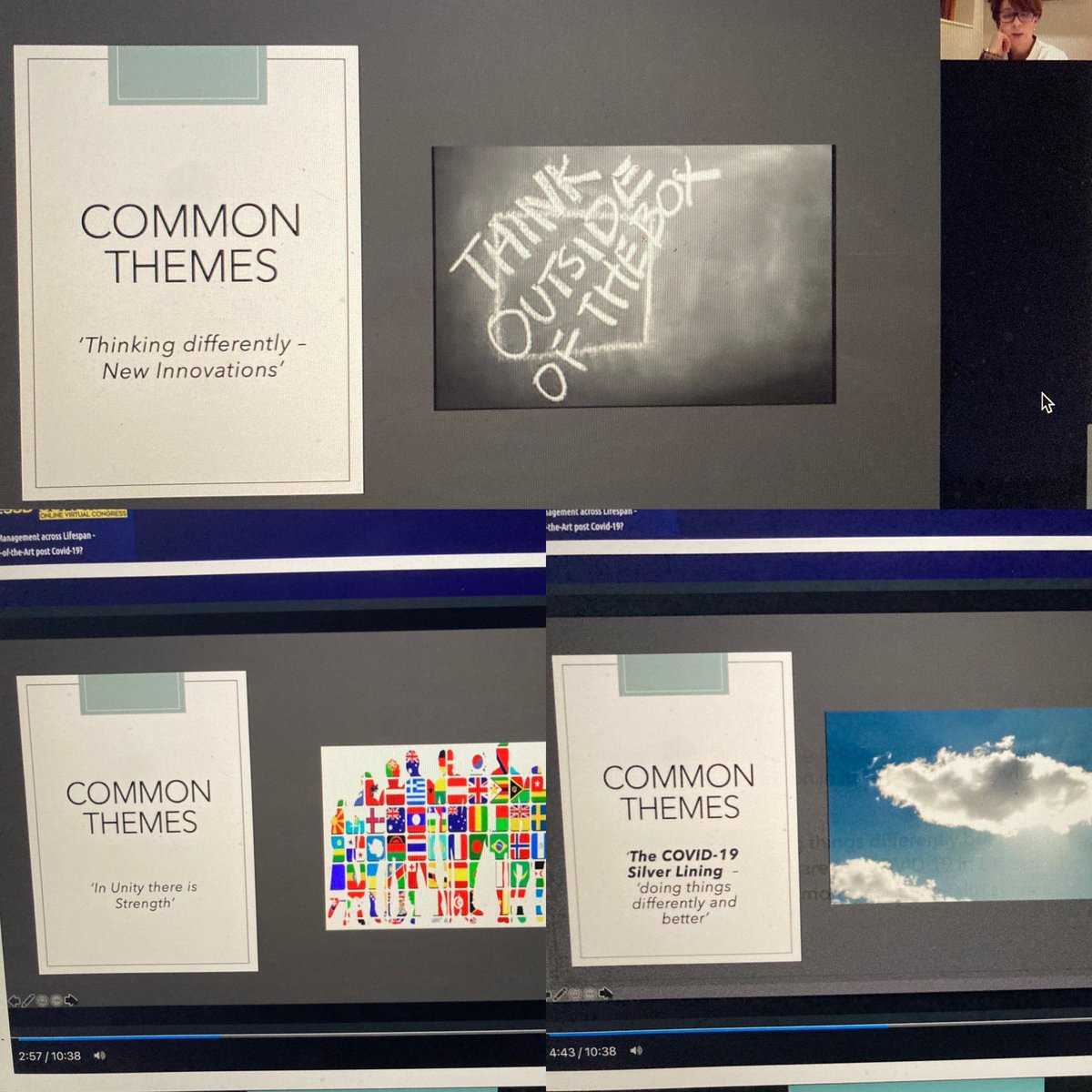SLTLoulou's tweet photo. @WalsheMargaret thoughtful closing @_ESSD_ reflections & themes:
Thinking differently
Unity
COVID19 silver lining
Moving forward
Not just patient safety
Optimism & new directions
Lots to think about, reflect on & aim to contribute next time 😊
#paeds #dysphagia #EBP #ESSD2020 https://t.co/R6pd73QR7w
