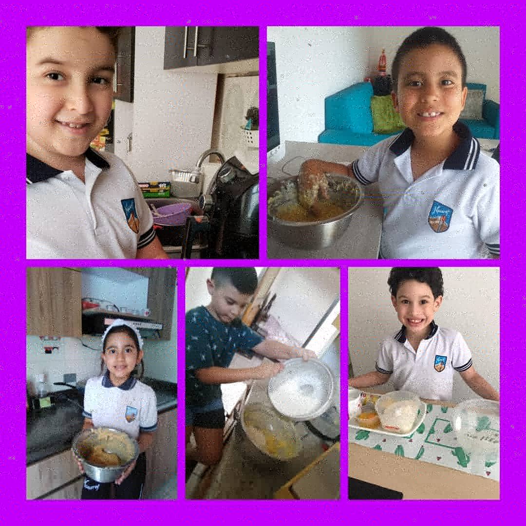 Nuestros estudiantes de #1Primaria disfrutan de su #teambuilding preparando grandes recetas. <a href="/NazaretCO_EC/">NAZARET COLEGIOS INNOVADORES COLOMBIA-ECUADOR</a> #NazaretTripodlearning 🌍💙😎😜