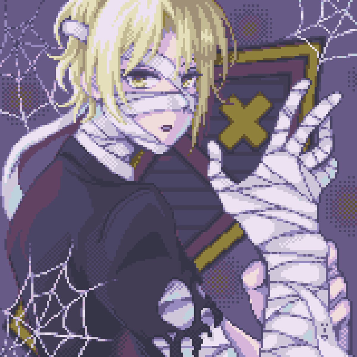 تويتر にゅーらいす على تويتر ミイラ男の白米くん 第2回ハロウィンドットアート Pixelart Dotpict ドット絵 ドットの日 T Co 7kwlmgar2z