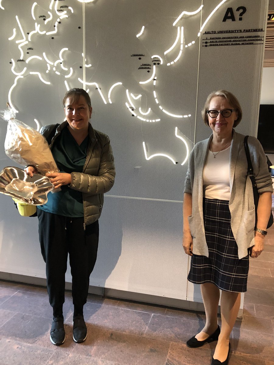 KruusKristiina's tweet image. Congratulations @AnuKaukovirta the Alumnus of the Year at Aalto University, School of Chemical Engineering @AaltoUniversity @aaltochem #AaltoAlumni #Aalto10Years