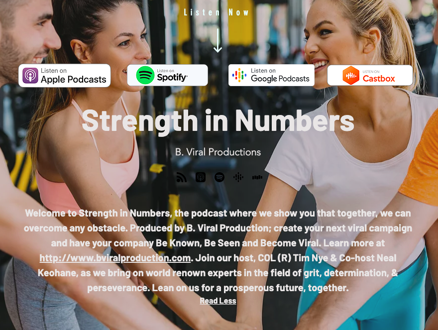PodcastStrength's tweet photo. What is #StrengthInNumbers all about??

Glad you asked!

We are the podcast where we show you that together, we can overcome any obstacle.

Available everywhere you listen to Podcasts!

https://t.co/oPEXTp3hcp

#PodcastRecommendations #Podcast https://t.co/nHRAxfZ0XA