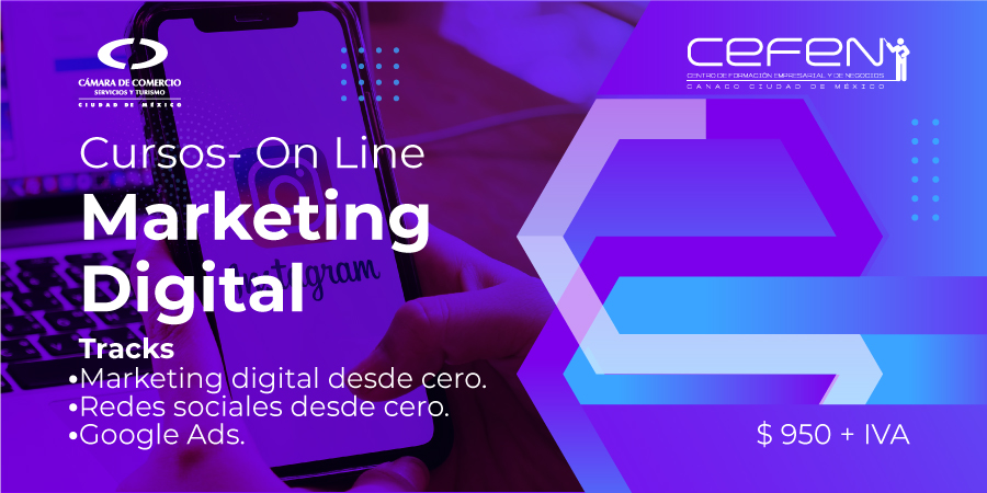 CANACOMexico's tweet photo. ¡Impulsa tu Negocio! Actualízate con los cursos de #CEFEN que pones a tus disposición en #MarketingDigital #RedesSociales y más.
+Info Aquí 👇
▶ cgarcian@ccmexico.com.mx
▶ https://t.co/BnKVdldshs
▶ 5536852269 ext. 3046 https://t.co/wjaN8e6CrJ