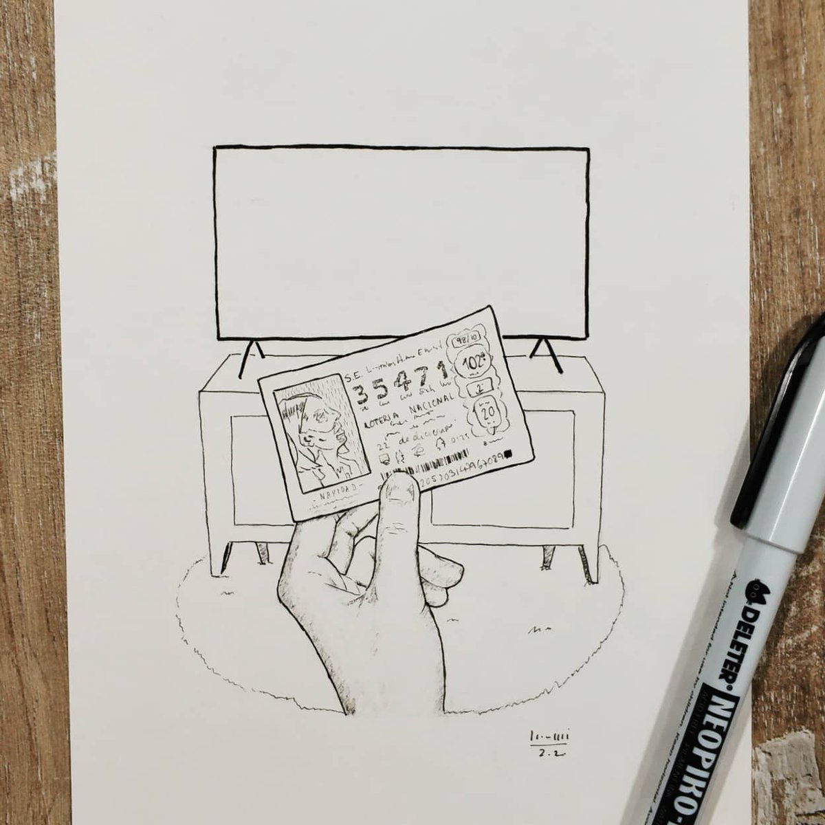 NMimoli's tweet photo. Día 10. Hope/Esperanza 
La esperanza de muchos en España 😅 #inktober2020 https://t.co/NxBSCRilhp