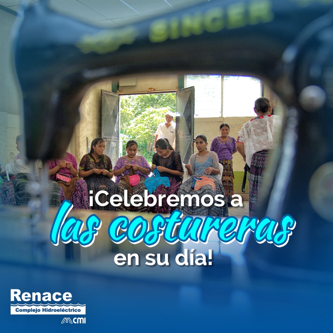 Renace imparte clases de costura por medio del Programa de Desarrollo Social Sostenible Formación para la Vida, mejorando la condición de las familias de las 29 comunidades Maya Q’eqchí’ de la zona.