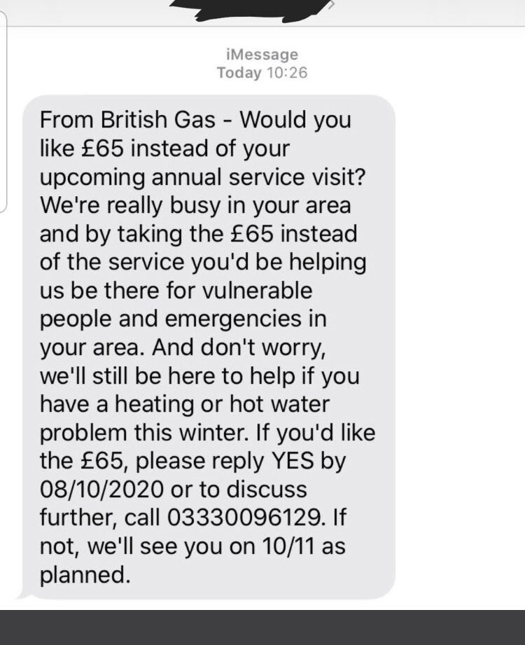 To all the North Wales and Cheshire customers let down by this, contact us we will service your boiler for that, and probably save you a fortune going forward.