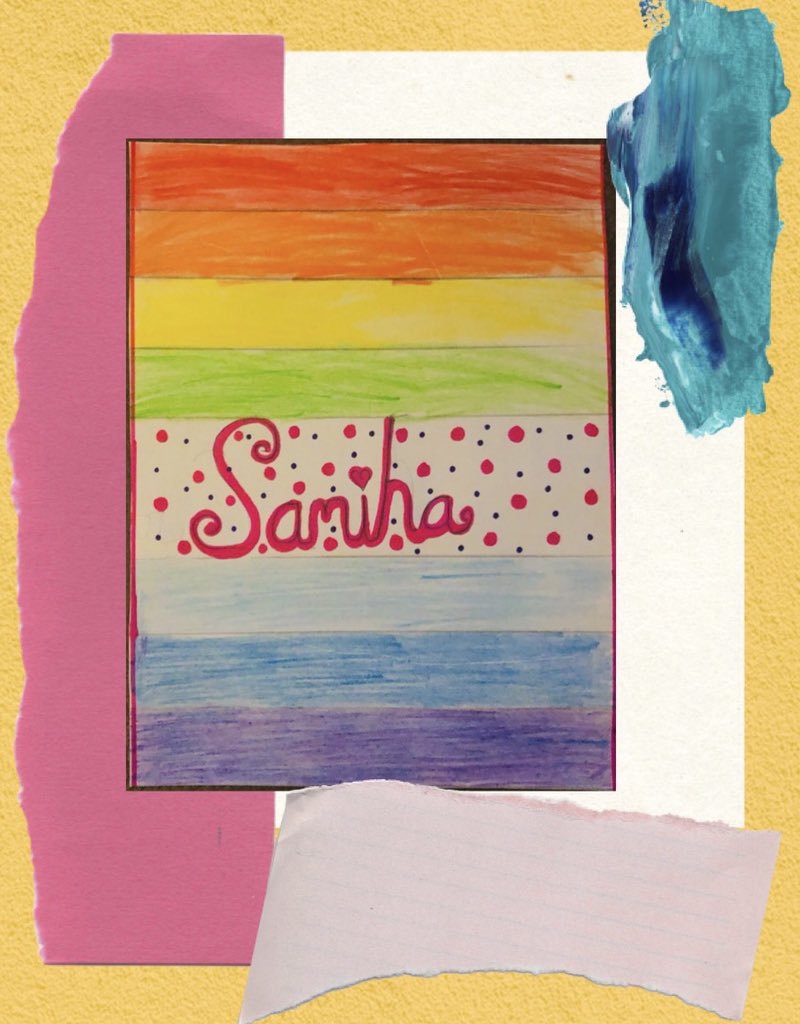 rug99's tweet image. @WPS_Year3 #wpsremotelearning handwriting art!! What a lovely idea💕