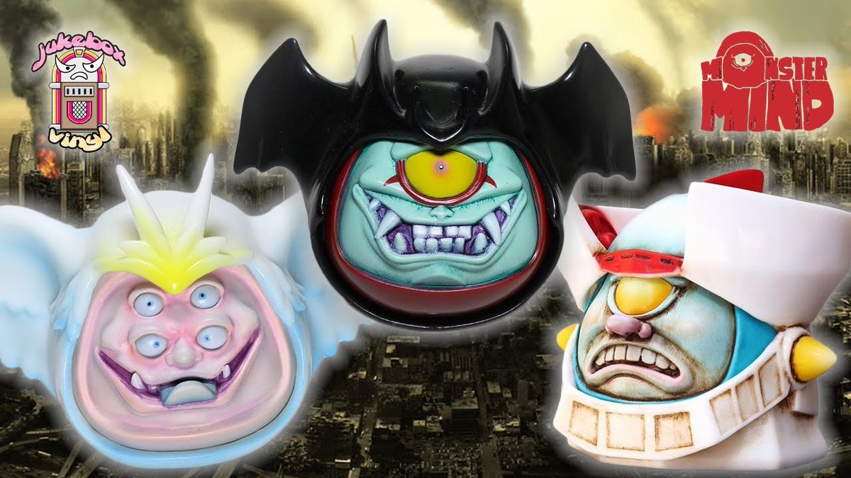 spankystokes's tweet photo. The coolest versions of these GO NAGAI classics! Devilman, Sirene & Mazinger Z... HEADS?!?! https://t.co/0CZUfzPpF5 #Devil #JukeboxVinyl #Licensed #LimitedEdition #Mazinger https://t.co/2y1Nj8f6r1