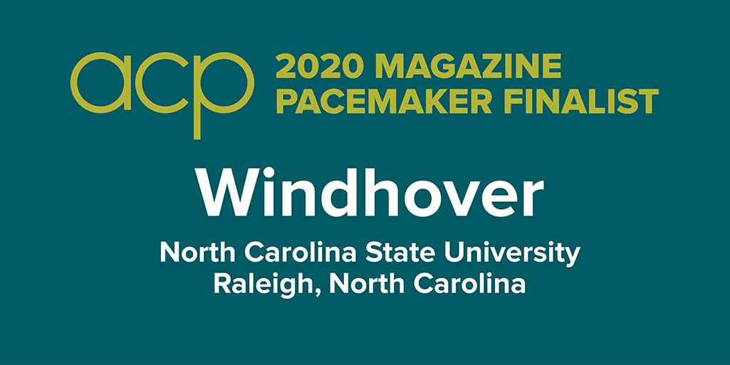 Congratulations to Windhover, North Carolina State University, finalist for the ACP Magazine Pacemaker!
ow.ly/LLmp50BNhbr