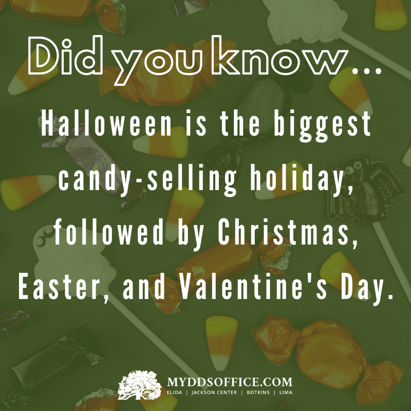NWDentalCenter's tweet image. What is your favorite Halloween candy? #ToothTrivia