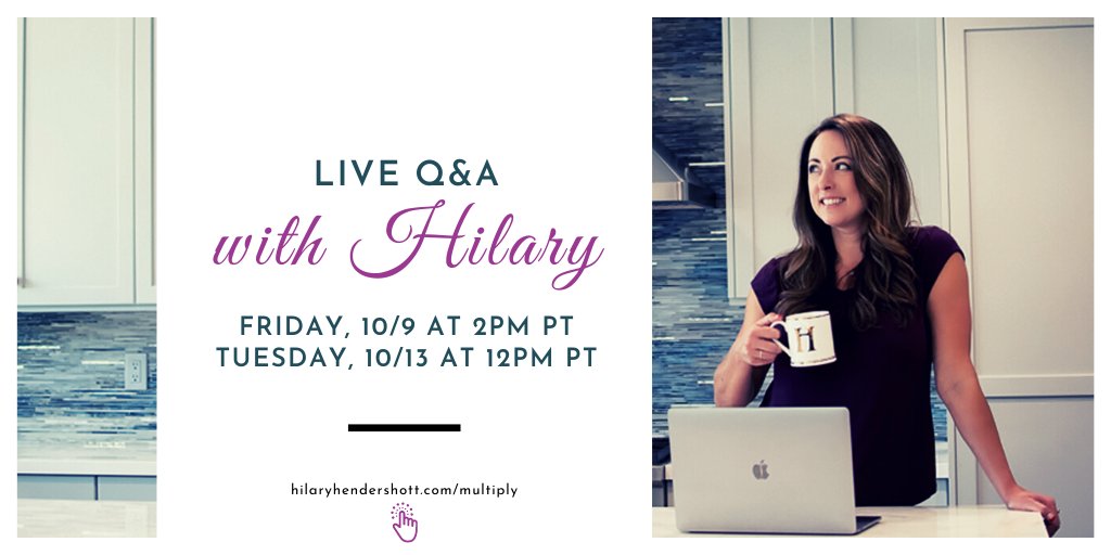 So many #business owners feel like they're doing everything right to increase #revenue, but it isn't translating into personal wealth. Join me for one of my upcoming LIVE Q&amp;A sessions. I'll answer all your questions about my upcoming training. ed.gr/cwj32