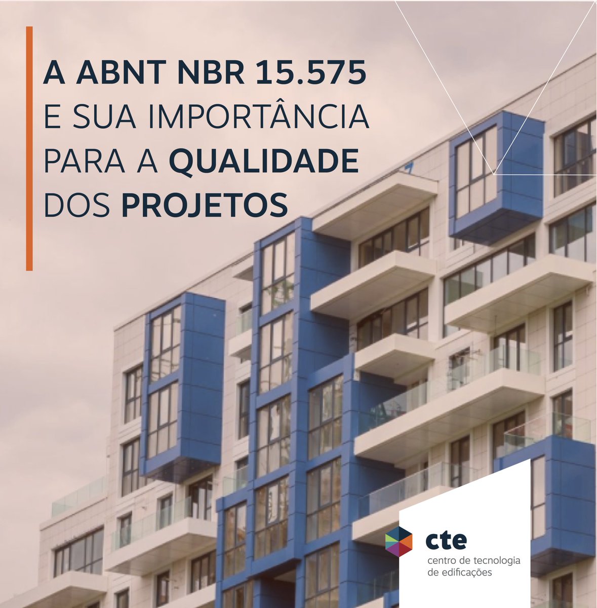 Você conhece a #NBR15575 e a sua importância para a qualidade dos projetos?Confira o conteúdo completo em nosso blog: bit.ly/3j6EpU8 !!