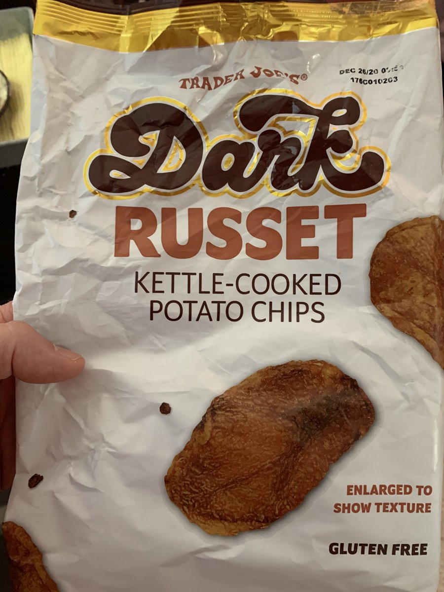 HotSauceBlogger's tweet photo. The best thing about these? My son doesn’t like them! Whether they weee intentional or a mistake cover up, they’re tasty, w/ a slight bitterness from being “caramelized” - pass the #hotsauce @in_the_chips #dadsnack #WednesdayVibes https://t.co/rGx7URxXKN