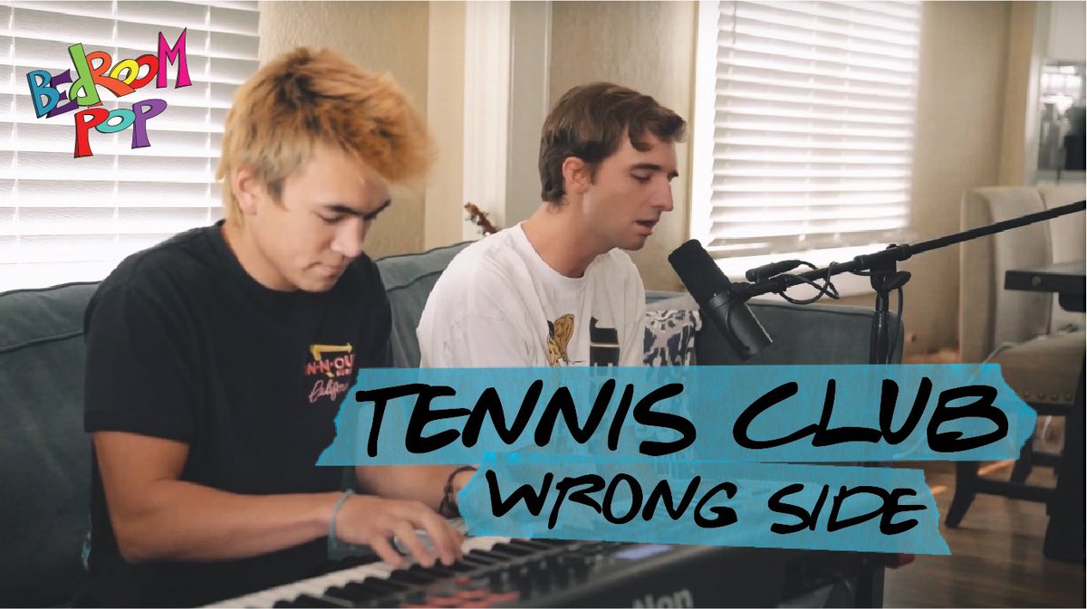 BedroomPop_'s tweet photo. New performance by Tennis Club (@Tennisc1ub) is now live on YouTube!

Check out the band’s unreleased song ‘Wrong Side’ on our channel now! 🎾💫 https://t.co/z49sCCnheP https://t.co/ww3ggLayUh