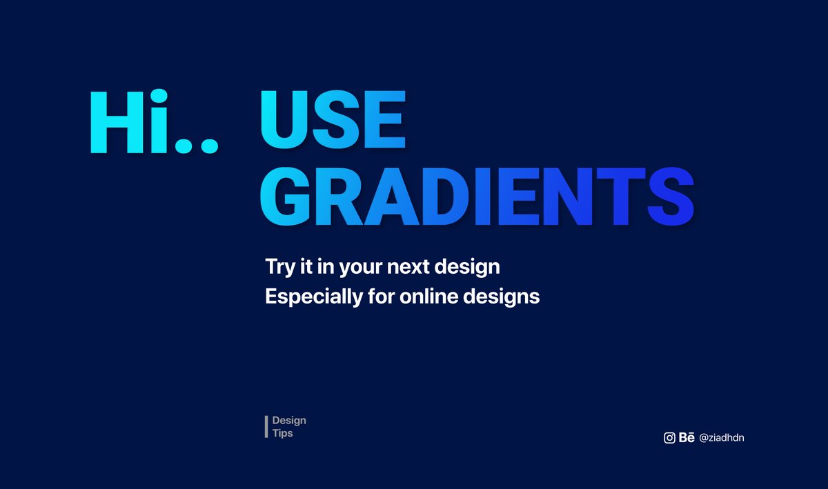 ziadhdn's tweet image. designers tips

Choose Nice Colors.

#design_tips #creativity #minimalism #design #art #typographydesign
#designers #creatives
#lovejo