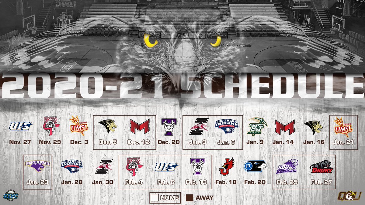 Quincy Hawks (@quhawks) on Twitter photo Let the countdown begin...⏳
We are officially 5️⃣0️⃣ days away from tip off! 🏀
<a href="/QUHawksMBB/">QU Men's Basketball</a> schedule 🔗:
bit.ly/3dbBZRL
<a href="/QUHawksWBB/">QU Women's Basketball</a> schedule 🔗:
bit.ly/2SK0agB Let the countdown begin...⏳
We are officially 5️⃣0️⃣ days away from tip off! 🏀
<a href="/QUHawksMBB/">QU Men's Basketball</a> schedule 🔗:
bit.ly/3dbBZRL
<a href="/QUHawksWBB/">QU Women's Basketball</a> schedule 🔗:
bit.ly/2SK0agB