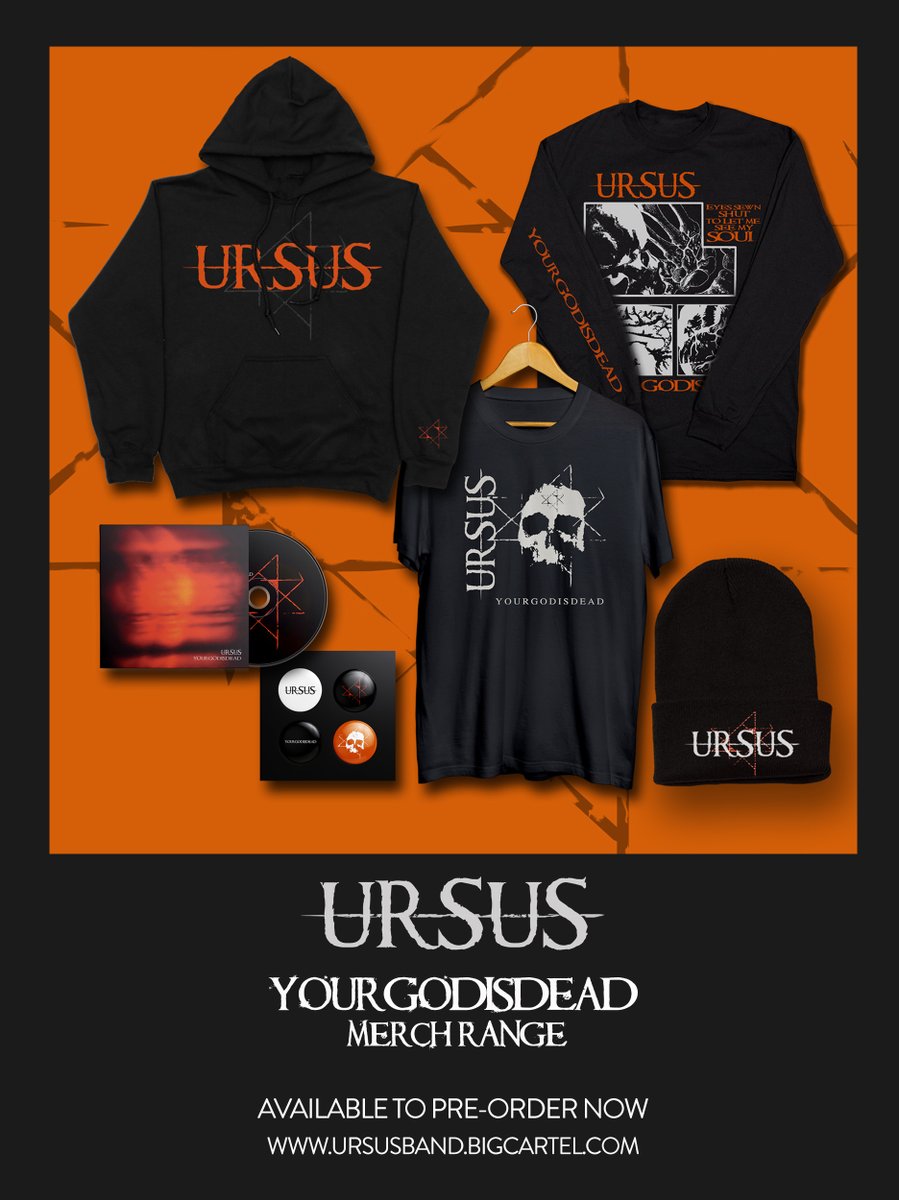New merch to coincide with our debut EP 'YOURGODISDEAD' due for release 27th November

ursusband.bigcartel.com