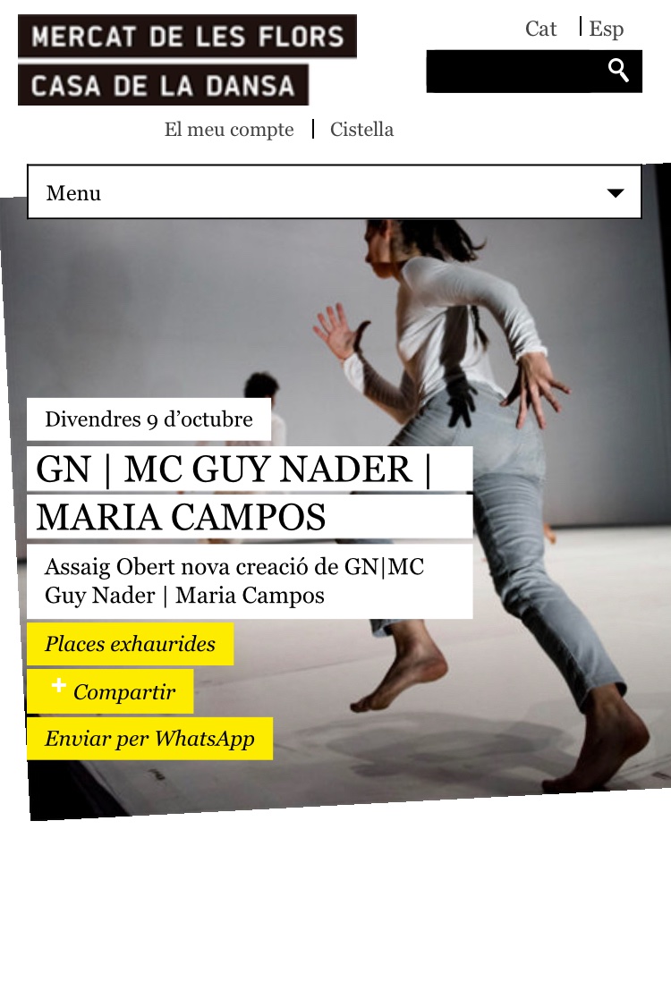 Guy Nader (@guynader) on Twitter photo Mañana ensayo abierto de la nueva creación de GN|MC Guy Nader | Maria Campos en el <a href="/mercatflors/">Mercat de les Flors</a> a las 17:30 | una coproducción del festival <a href="/grecfestivalbcn/">Grec Festival Bcn</a> y el Mercat de Les Flors Cel•lula#3 Mañana ensayo abierto de la nueva creación de GN|MC Guy Nader | Maria Campos en el <a href="/mercatflors/">Mercat de les Flors</a> a las 17:30 | una coproducción del festival <a href="/grecfestivalbcn/">Grec Festival Bcn</a> y el Mercat de Les Flors Cel•lula#3