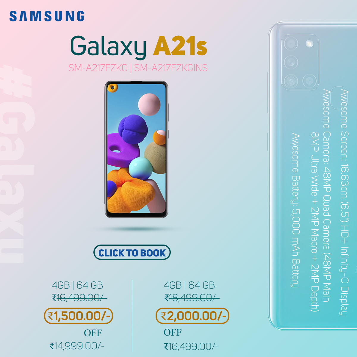 techcmdofficial's tweet image. Samsung Galaxy A21s with Massive Discount!
BOOK Now : bit.ly/3dhGuKD
| Join |
YouTube (Coming Soon) : bit.ly/35UoILM
Instagram : bit.ly/2Gbavz9
#technews #samsungA21s #techcmd #samsungprice #samsungA21snews #samsungupdate