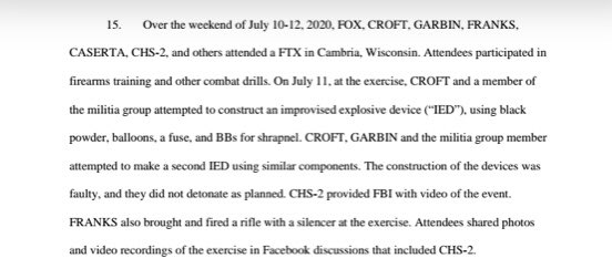 These guys had plans to attack the governor’s vacation home, found and surveilled the property, checked out a nearby bridge to see if they could blow it up to deter police responsebut they couldn’t even build a successful black-powder IEDso the CI said, “hey, I know a guy...”