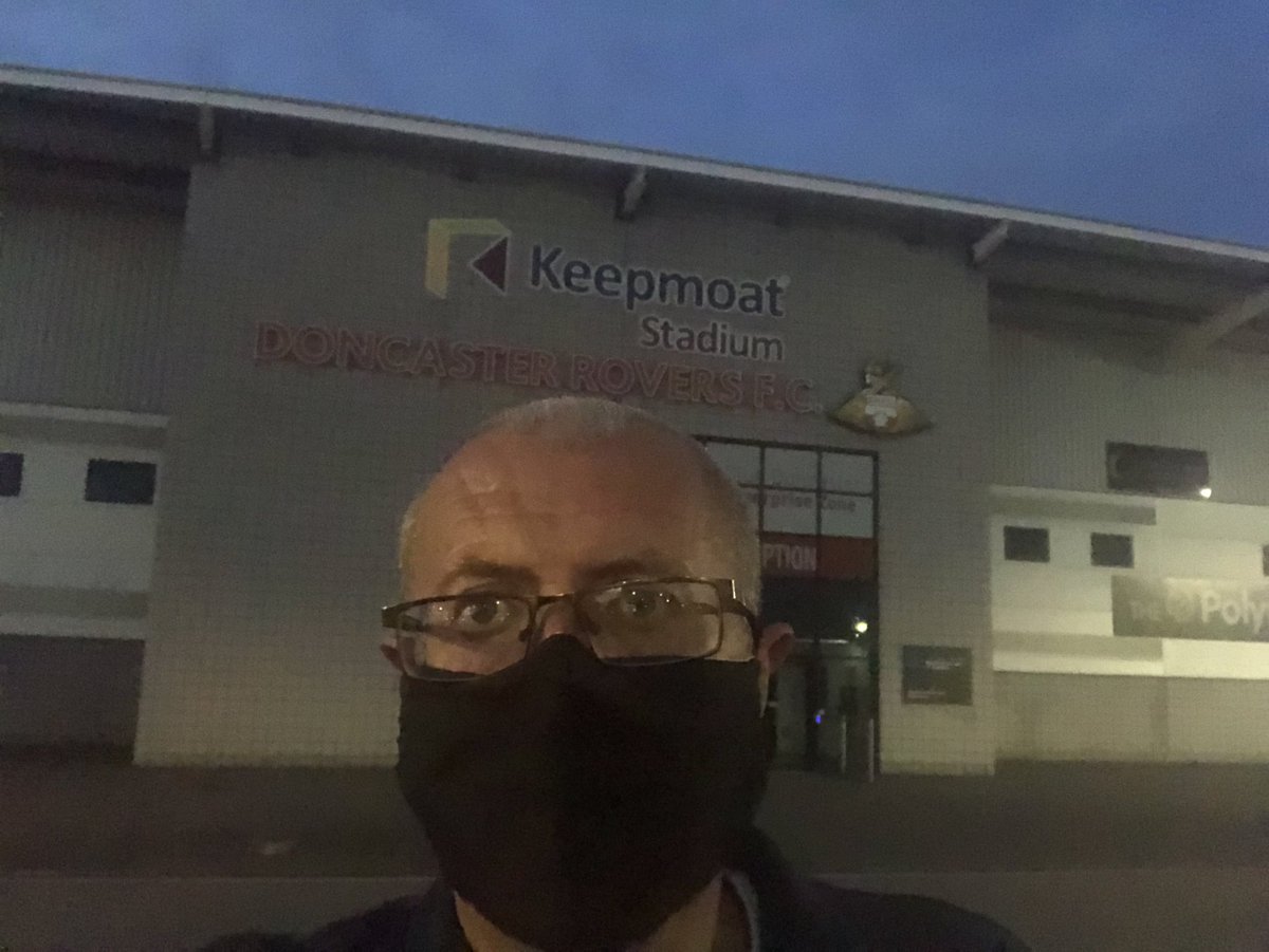 davepaton13's tweet photo. Working away in @Doncaster little stroll around the @Keepmoat before Wales engerland 🤣. #CymruamByth @spiritof58wales https://t.co/ZZnNQC1POn