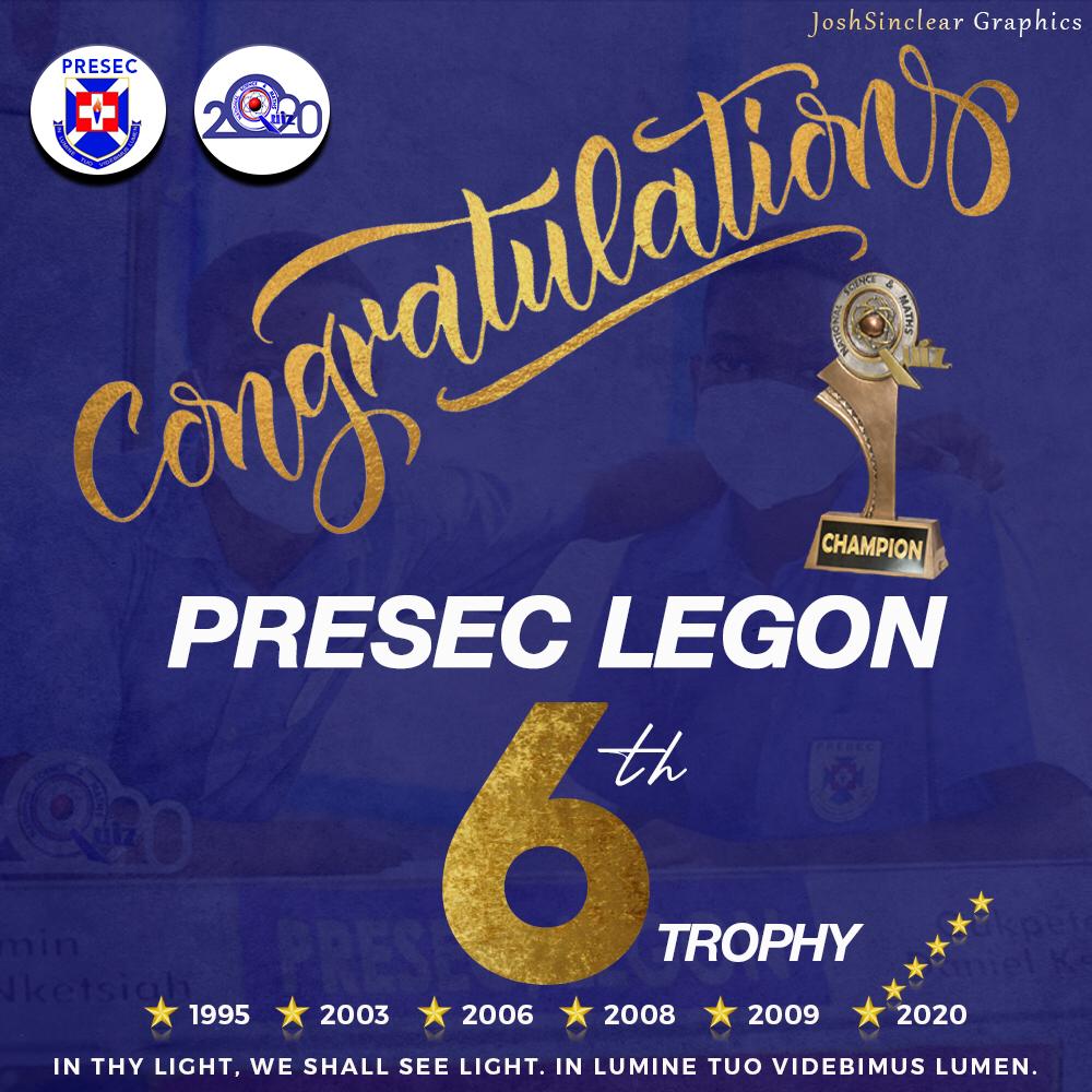 Odadee_Official's tweet photo. 1995✅
2003✅
2006✅
2008✅
2009✅
2020✅
Blueeeeee!!!
#NSMQFinals
#NSMQGrandFinale
#NSMQ2020
#Psalm36_9
#InLumineTuoVidebimusLumen
#LetsTalkAbout6
#LetsCelebrate6
#Odadee
#BlueMagic
#Presec https://t.co/bKs2VWjHW9