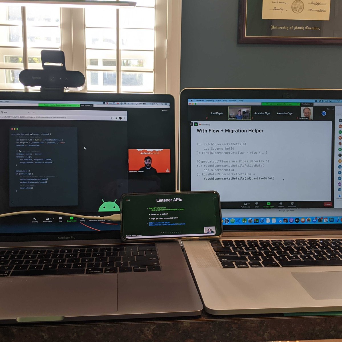 speaker behind monitor