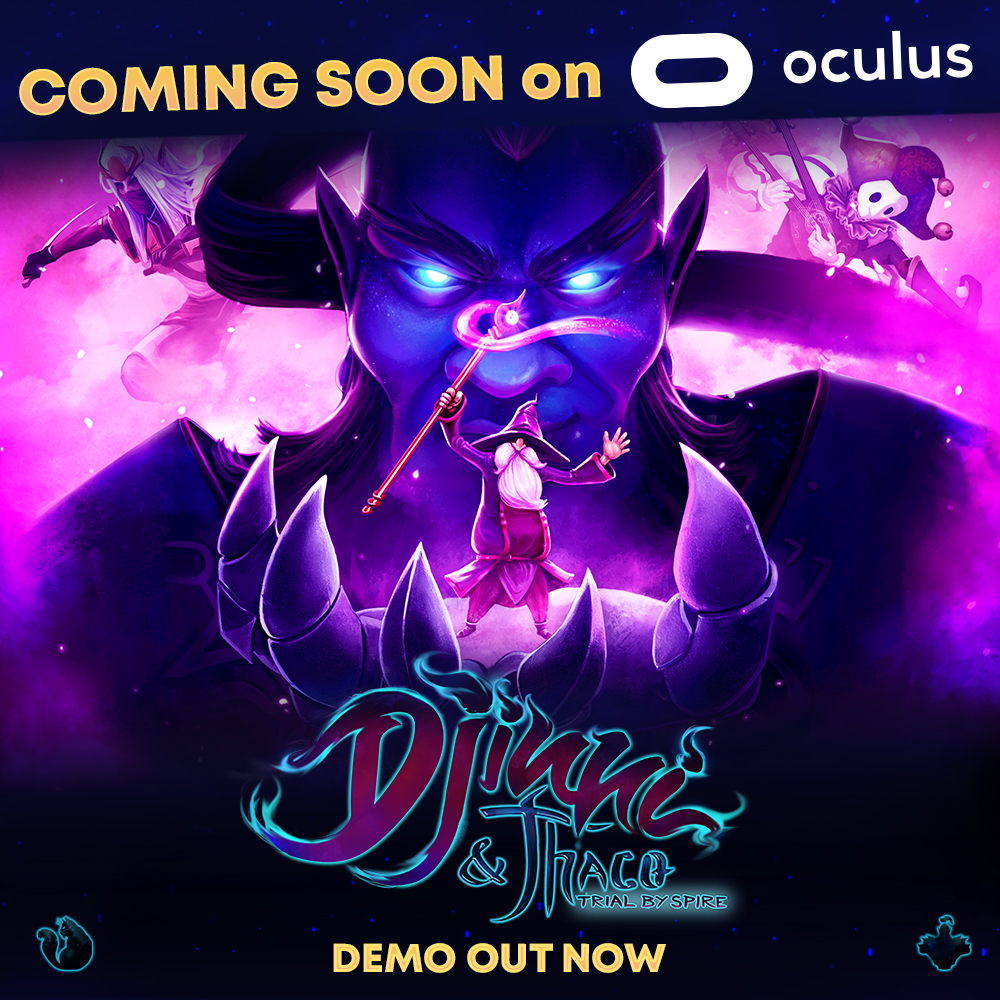 Darkcatt's tweet photo. Have you always wanted to know what it felt like to be a Djinni? Well you're about to have your chance!

Coming soon to @oculus! Play the free demo on @Viveport! https://t.co/qwq4Xr9jDK

@htcvive #Indiegame #VirtualReality #VR @IndieGameSharer @vrgamersbot #VRGaming https://t.co/OHWTJhc1gx