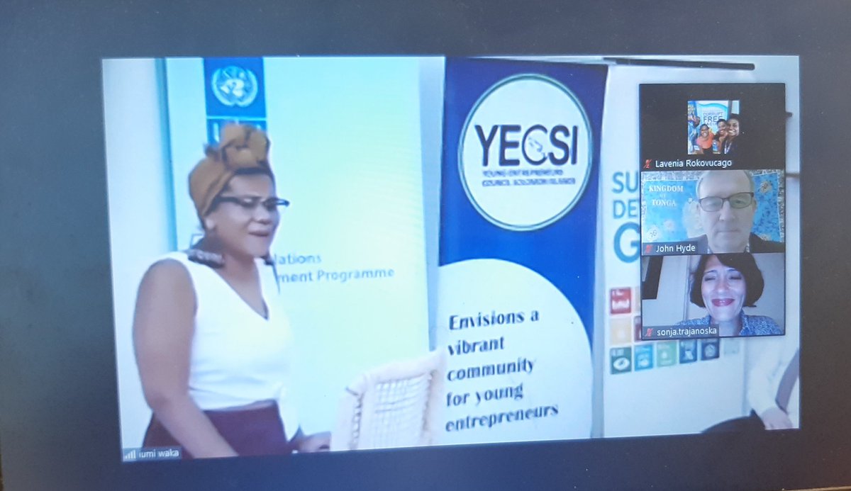 LaRokovucago's tweet image. &quot;We live in an age where men and women of integrity are high in demand but short in supply&quot;  Inspiring words from 🇸🇧 #YECSI Chair @millicent_barty at the 🇸🇧 #BusinessIntegrityToolkit training for young entrepreneurs. #Pacific #Youth  #UNPRAC #JoinTheMovement