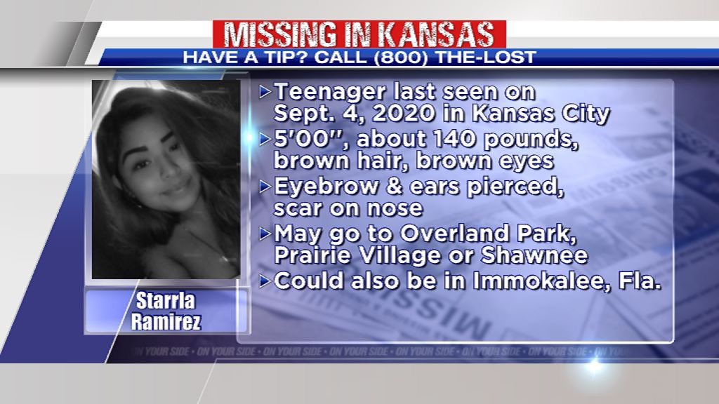 AnnetteLawless's tweet photo. Please, RT.

There's concern for teenager Starrla Ramirez, who was reported missing more than a month ago in northeast Kansas. She could be in a number of places, including Florida.

Let's help find her safe.

https://t.co/BsIhQ0zRDu #MissingInKS #KAKENews #KansasCity #KCK https://t.co/asUgt960lg