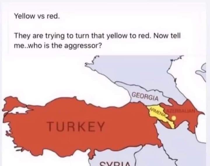 #OpenYourEyes #DontBeBlind 
#StopAzerbaijaniAggression #RecognizeArtsakh 
When you see this map, everything will be clear for you.
Մենք քիչ ենք, սակայն մեզ ՀԱՅ են ասում...🇦🇲
