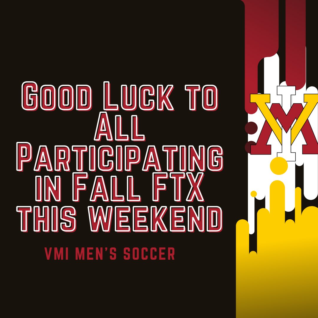 vmisoccer's tweet photo. Good luck to all Cadets participating in Fall FTX this weekend!! 🔴⚫️🟡⚽️

#VMI #vmimsoc #Keydets #FallFTX #military https://t.co/0hHhadM2b5