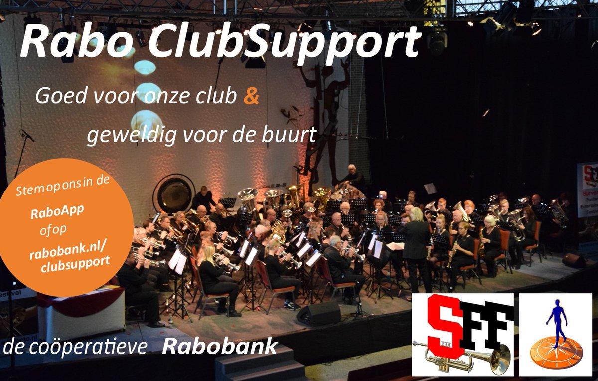 Het mooiste fanfare festival van Nederland en België doet ook mee aan de #raboclubsupport2020 actie. Om ook volgend jaar het gratis toegankelijke Survento fanfare festival  te kunnen organiseren is elke steun onontbeerlijk. Kunnen wij ook op uw stem rekenen? #dnof #achtkarspelen