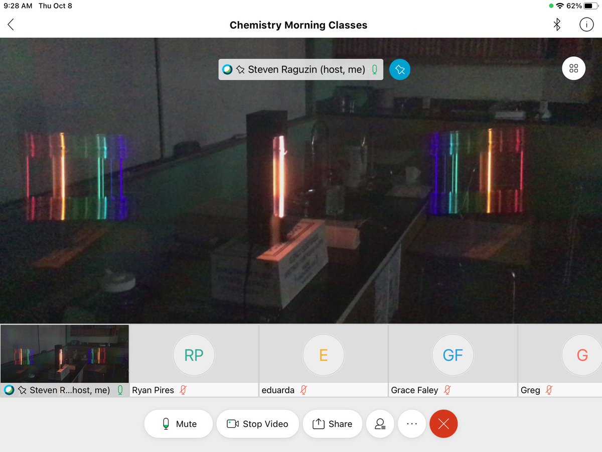 RaguzinSci's tweet photo. Check out this bright lime spectrum! Excited state to ground state. #quantizedenergylevels #bohr https://t.co/jvIjfv3ubn