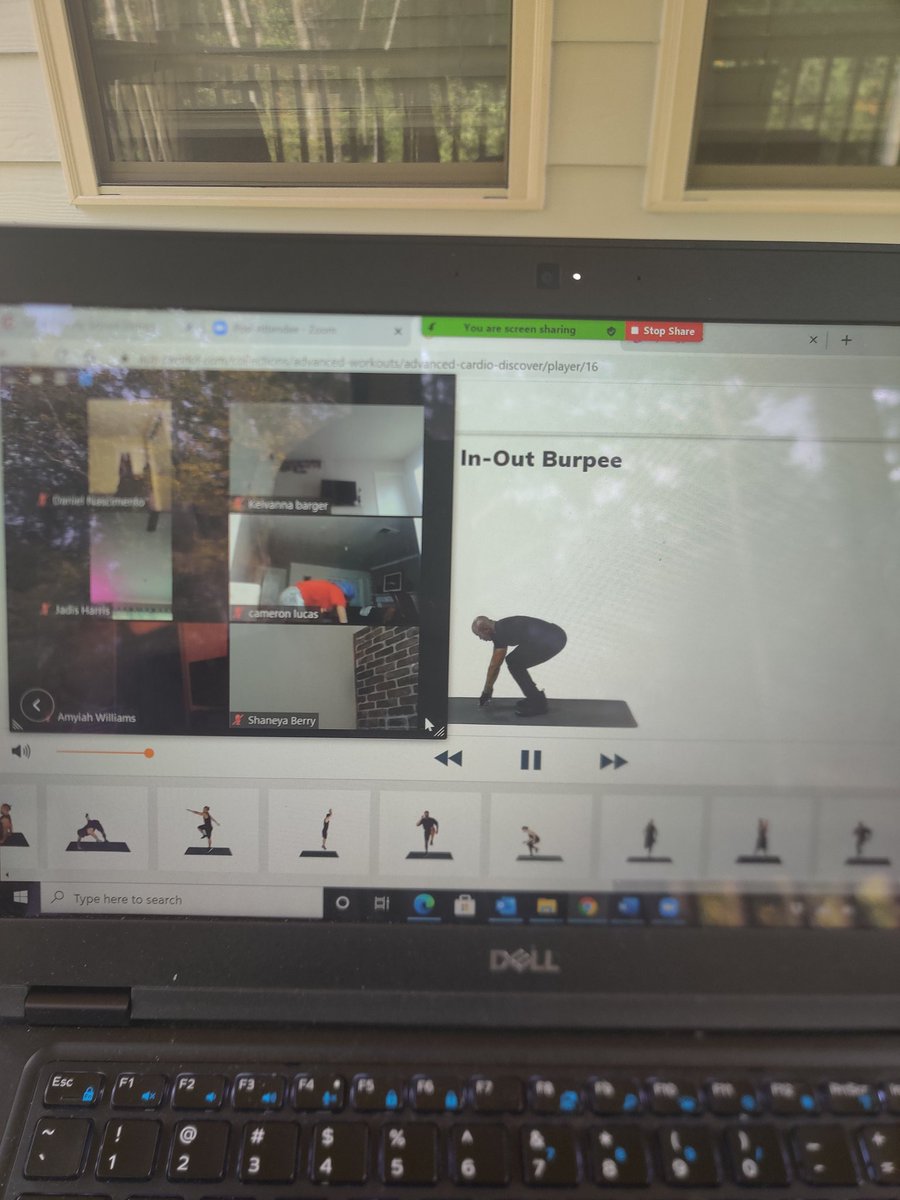 lthompson4lt's tweet photo. #CardioThursday in virtual PE!
Working out with my PE students has been fun! #WeWorking! @Wheeler_High https://t.co/UHoJbyv2CI