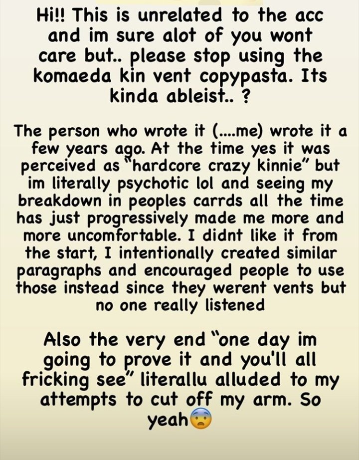 Literally Me Copypasta