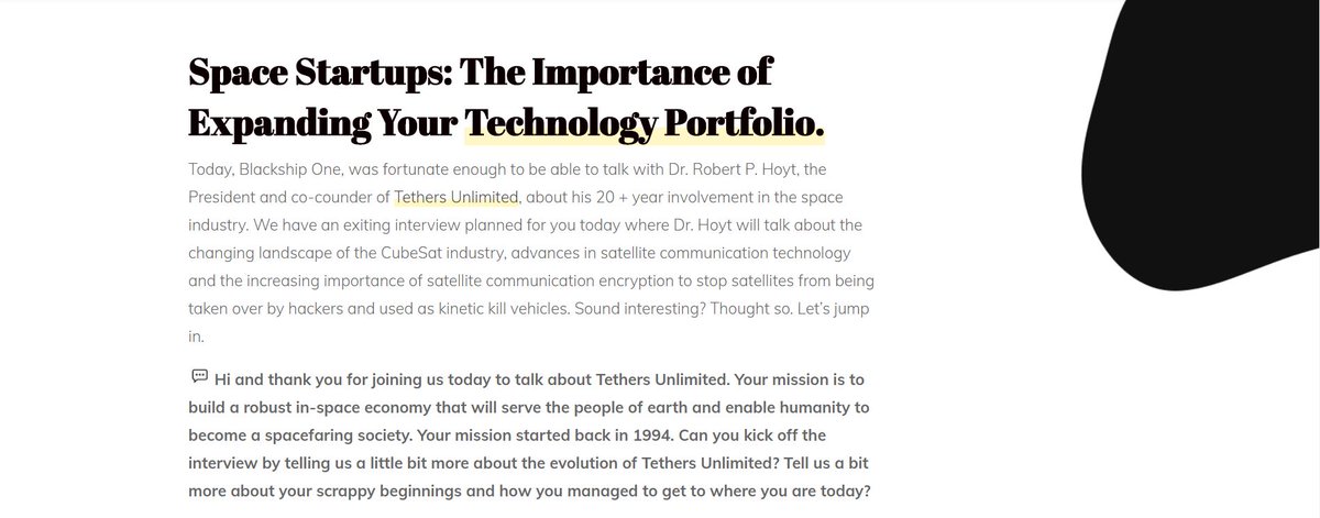 Space startups: Focusing on a single early stage technology can be risky. 

blackship.one/space-startup-…

#space #starups #engineering #technology #NewSpace #cubesat