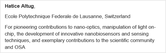EPFL_altug_lab's tweet image. I am very honored to be elected as OSA Fellow 🥰
So grateful to all of my lab members, inspiring colleagues and supporting mentors💐
Kudos to so many friends in 2021 Class✨ #OSAFellow #OSA #WomenInSTEM