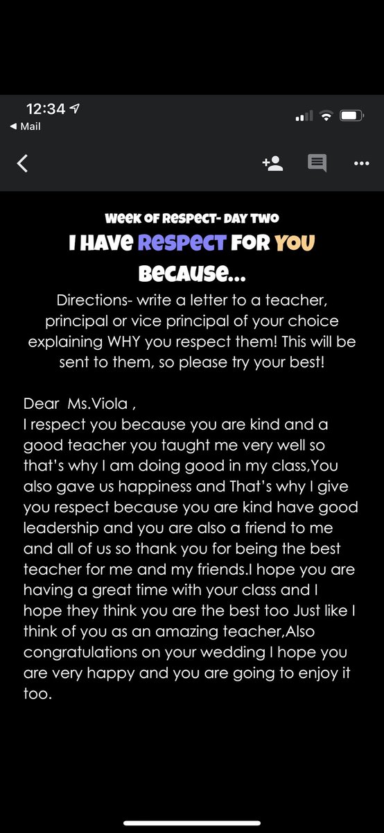 This is my why! ❤️ I absolutely adore my students! <a href="/JMDragons5/">John Marshall School</a> #shinebrightedison Thank you so much <a href="/MissLyons28/">Miss Lyons 4th Grade</a> for sharing these beautiful letters with me!