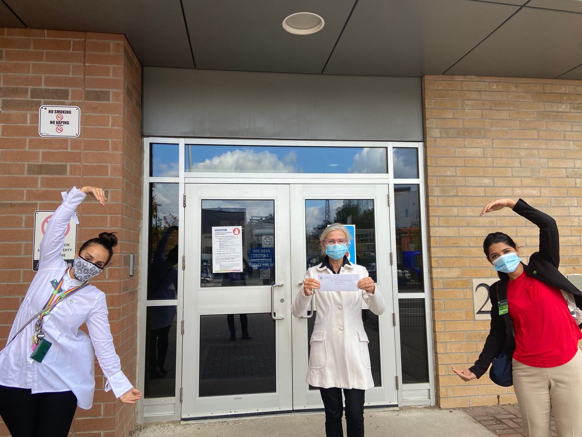 A beautiful day today-where all our #GHD #TDBANK branches came together in support of <a href="/drdavey_hwdsb/">Dr. Davey School</a> elementary school and their nutrition program where No Child Leaves School Hungry #TDPLAY #TDCommunityGiving #HamOnt #gennext
