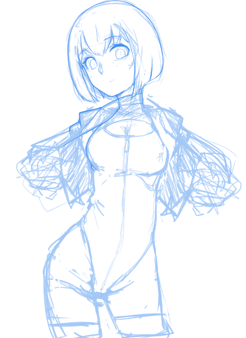 いつりんラフ(没) 