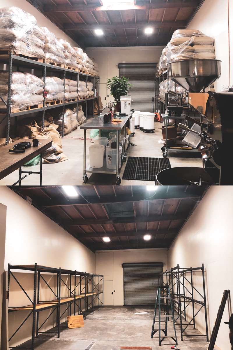 CoatlCoffee's tweet photo. Here is a huge #throwbackthursday at our roastery. Hard work and lots of caffeine helping us make progress. Feeling #Grateful #BeYourself #Believe https://t.co/aIxInD4WDF