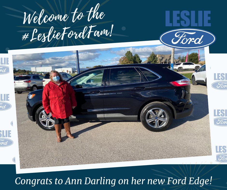 LeslieMotors's tweet photo. Welcome to the #LeslieFordFam! #LeslieMotors #Ford https://t.co/yHI32rcr0S