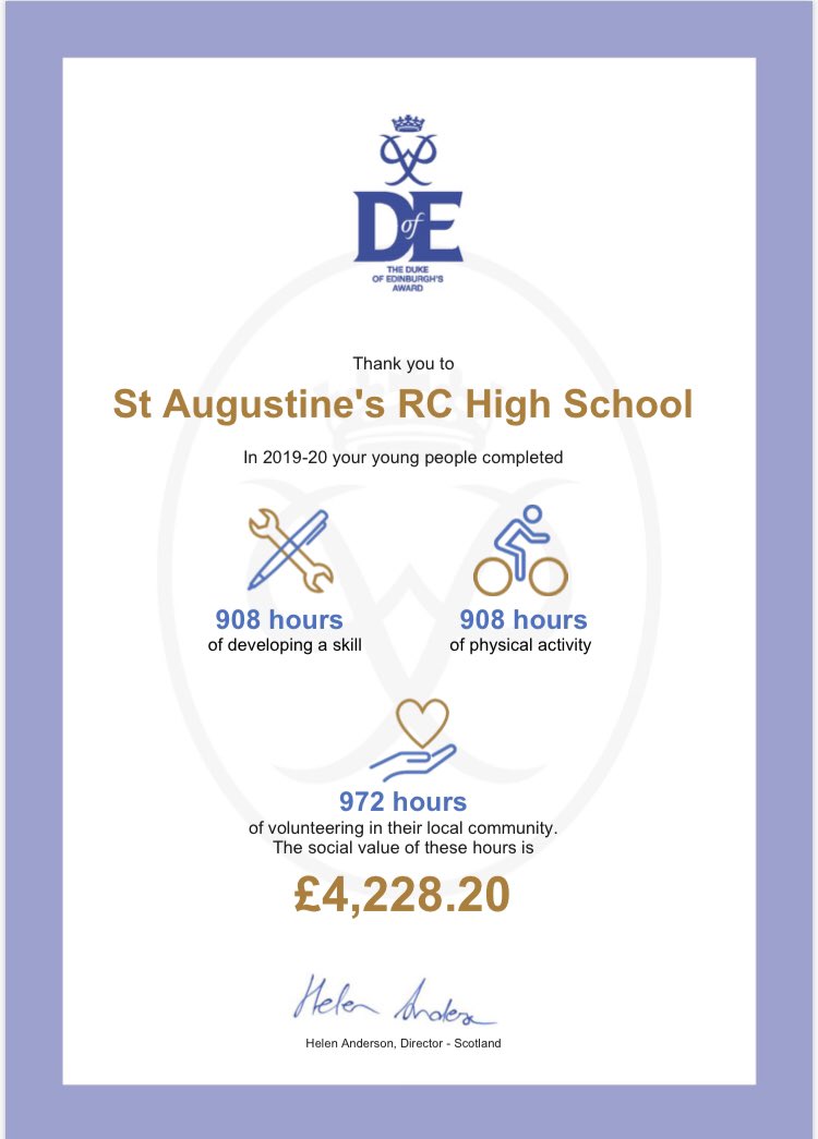 Well done to all our young people who made this happen, a massive achievement! We are very proud of you. Thank you to @DofEConnor for supporting us. #achievement #community #IamDofE