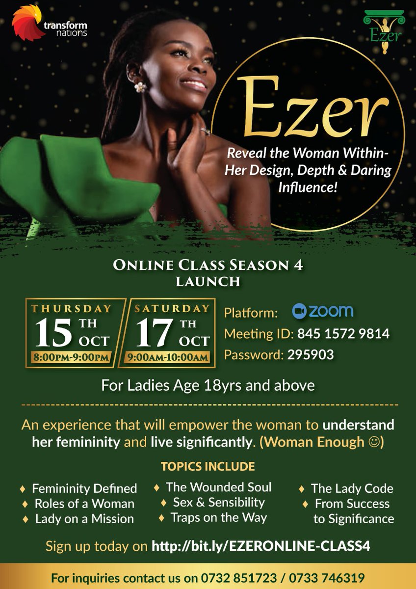 Hello Queen👑!

"You cannot get through a single day without having an impact on the World around you. What you do makes a difference and you have to decide what kind of a difference you want  to make." ~ Jane Goodall

Join us as we launch  Season 4.