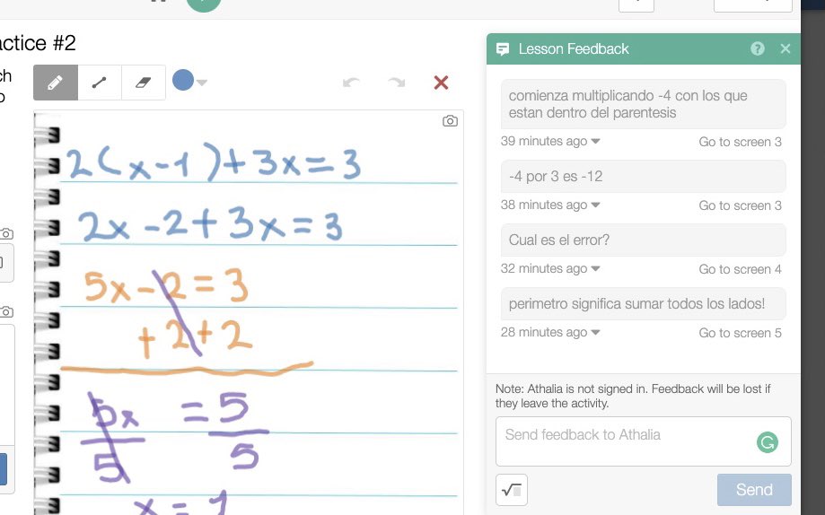 emilyfranESL's tweet photo. When your newcomer uses different color while solving a math problem because her awesome teacher (@EudyCHS) models it all the time 🙌🏽🔥🎊 #ELsCAN #Math #ResponseToInstruction 

Athalia is doing amazing work 😊 https://t.co/fXTmCUhi9K