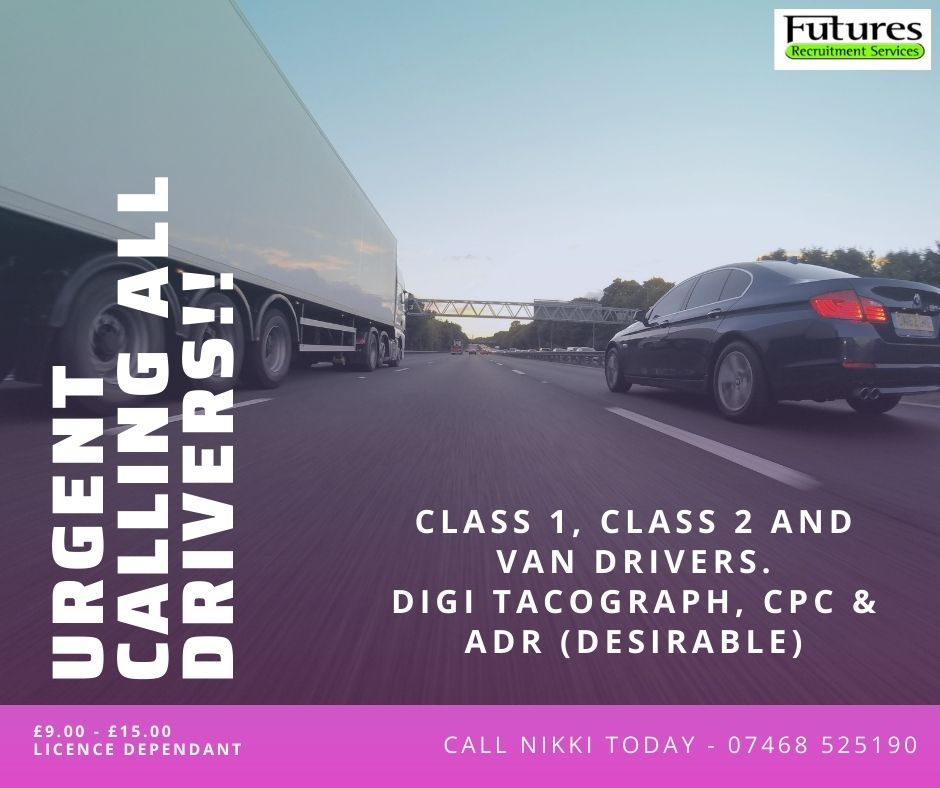 Futuresrs's tweet image. We have some great opportunities for Class 1 and Class 2 drivers across the south coast.  Call Jamie to hear more.  Licences will be required on application! #driving #chichester #westsussex #hampshire #eastsussex #recruitment #drivers #tempjobs #class1 #class2 #ukrecruitment