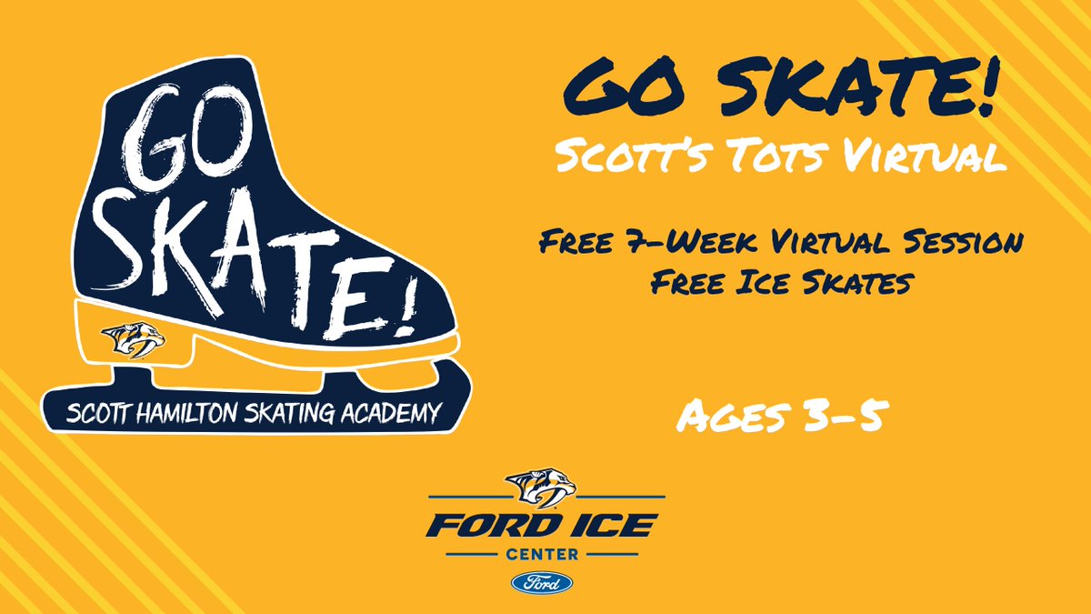 Virtually join the <a href="/ScottSk8Academy/">ScottHamiltonAcademy</a> for Go Skate! Scott's Tots!

This program introduces skating to toddlers ages 3-5 at no cost and includes free skates to learn the basics of skating in a fun interactive way, all in the comfort of your home!

👉 bit.ly/Go_Skate